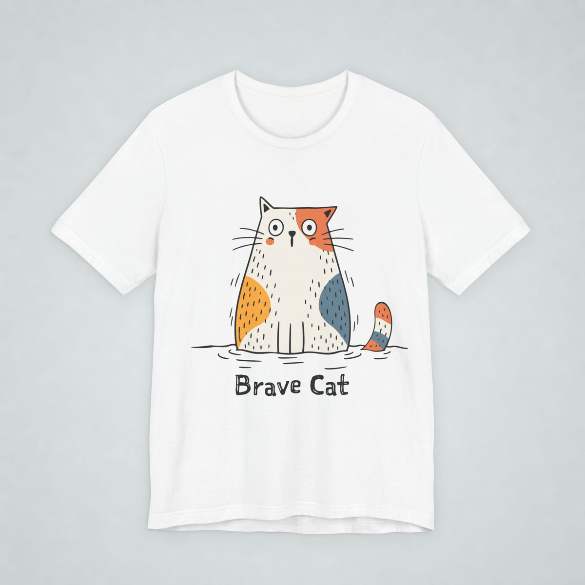 Brave Cat Wild Swim T Shirt