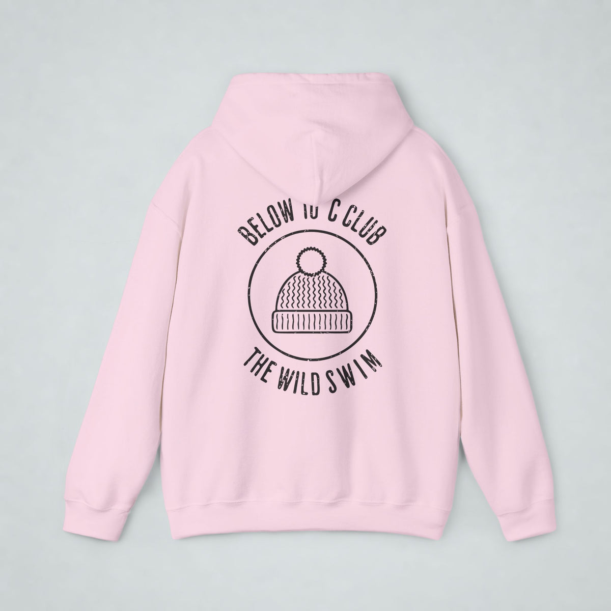 below 10 C club front and back print Hoodie