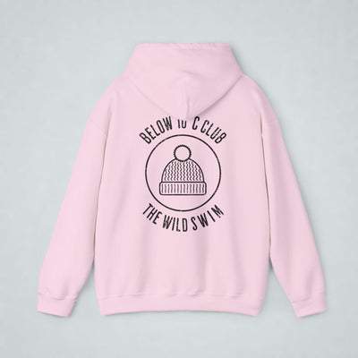 below 10 C club front and back print Hoodie