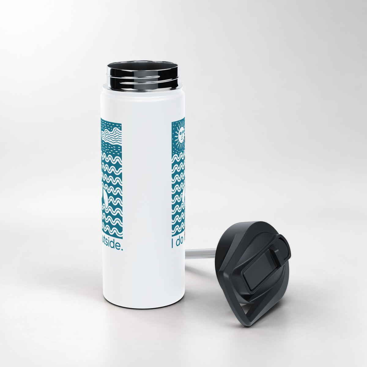 I Do It Outside - female Insulated Bottle
