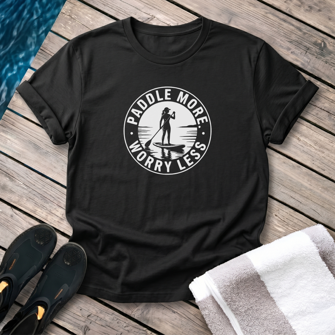 Paddle More Worry Less Paddleboard Female