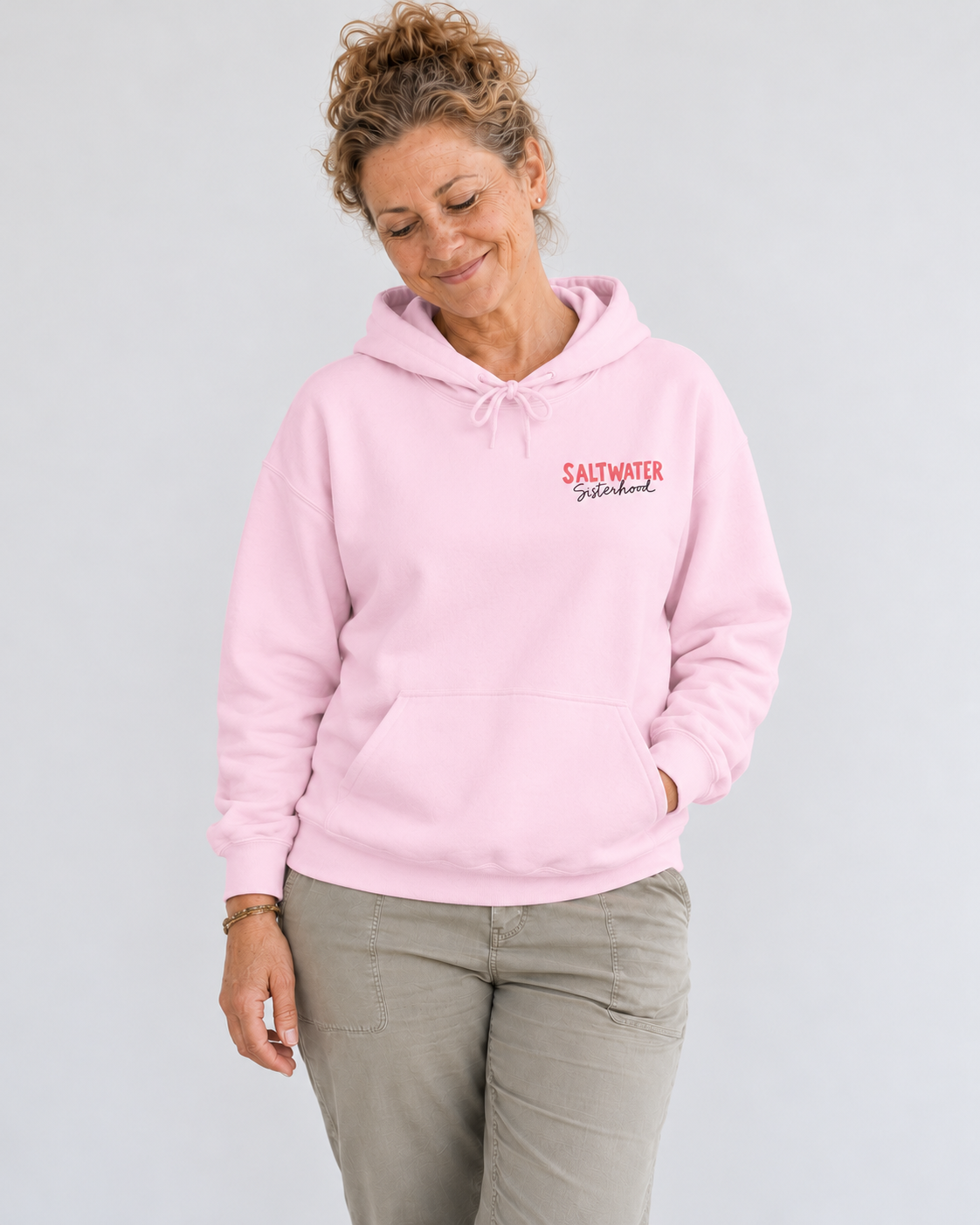Saltwater Sisterhood Front and Back Print Hoodie