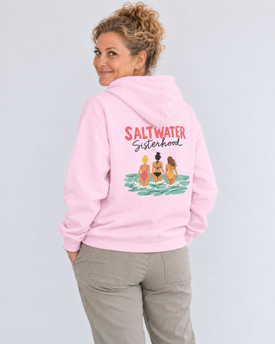 Saltwater Sisterhood Front and Back Print Hoodie