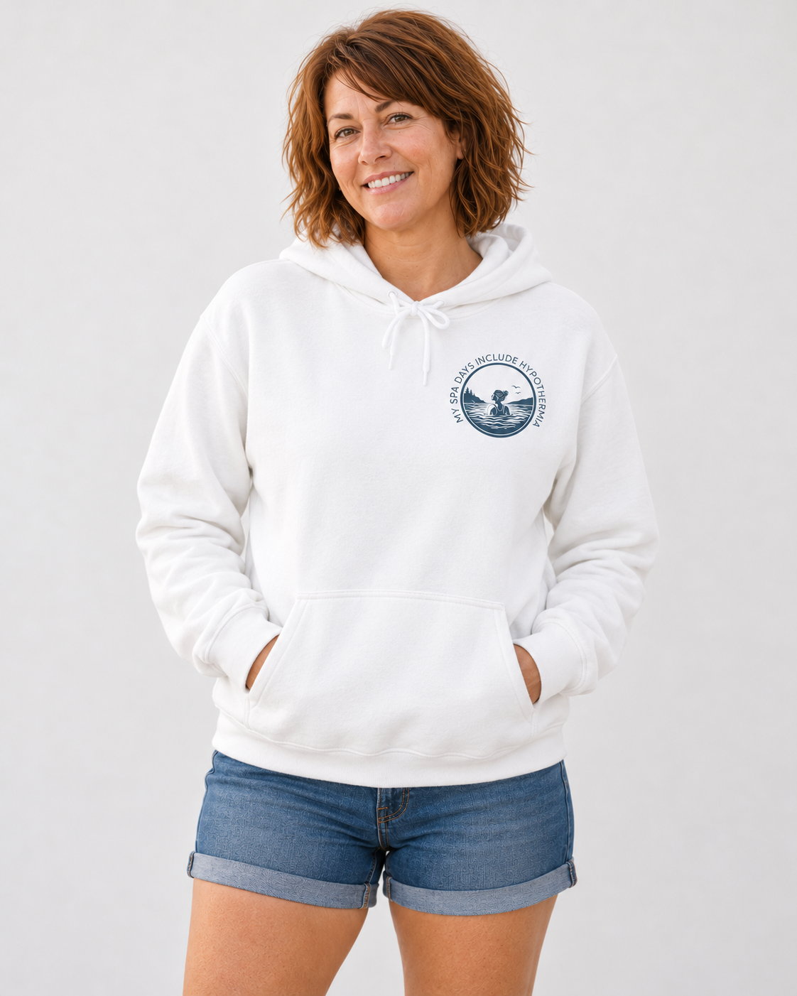 My Spa Days Front & Back Print Hoodie