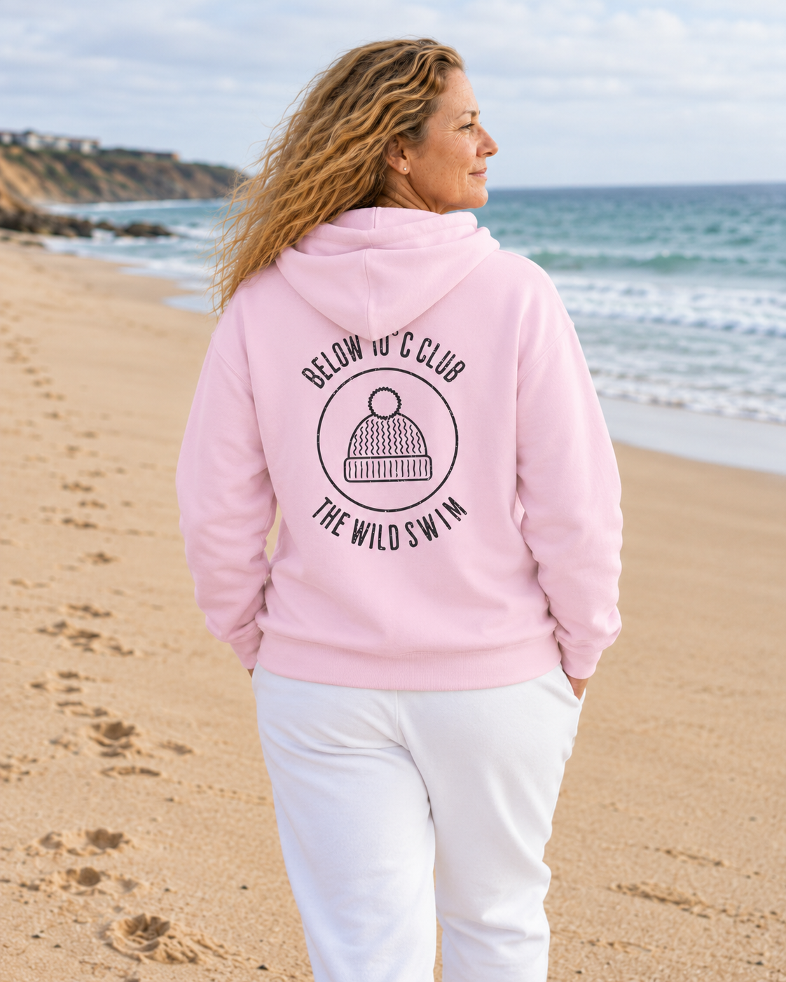 below 10 C club front and back print Hoodie