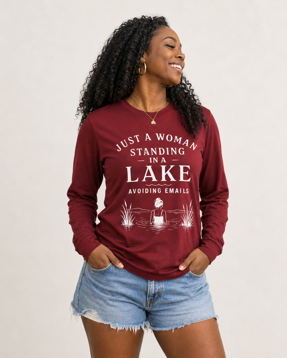 Standing In A Lake