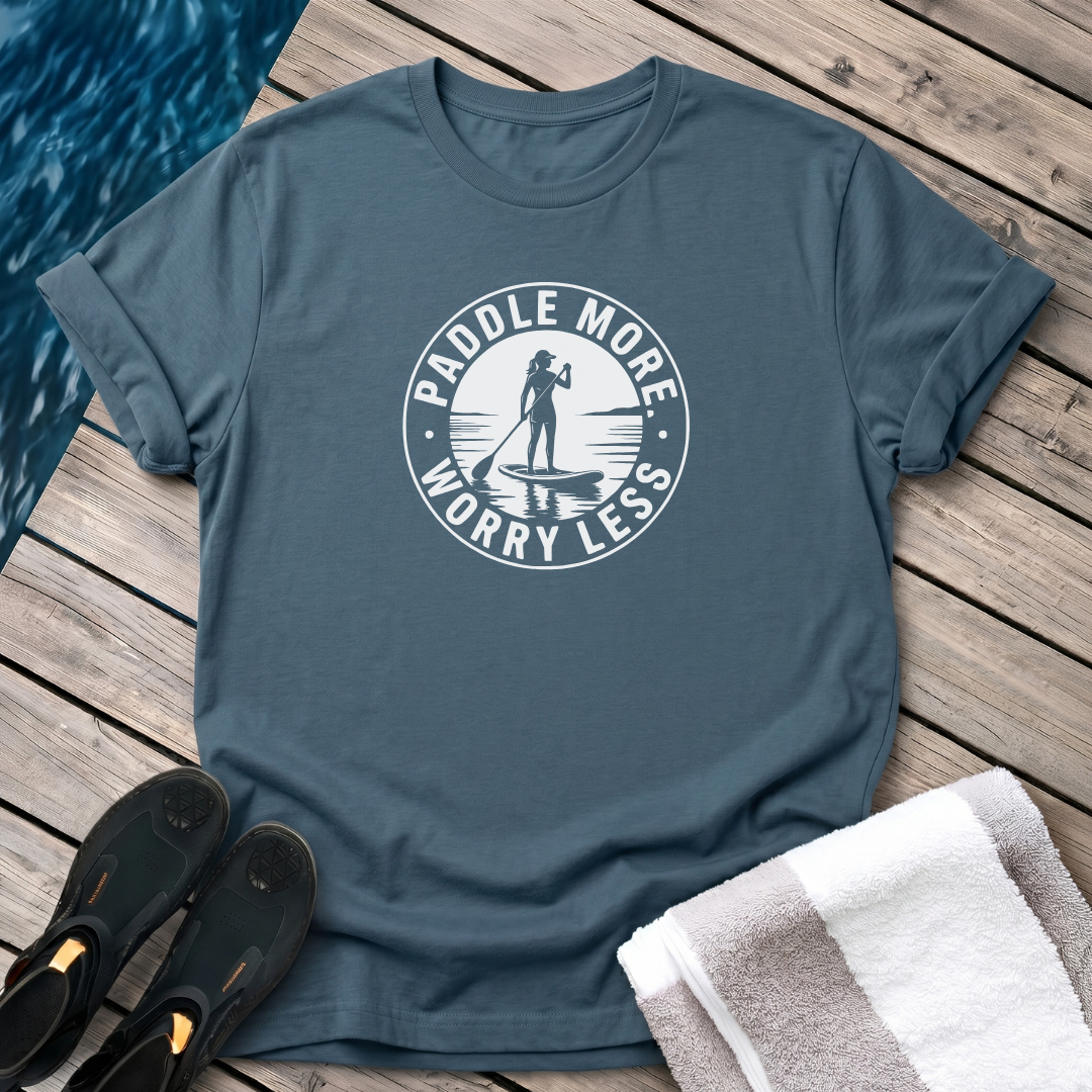 Paddle More Worry Less Paddleboard Female