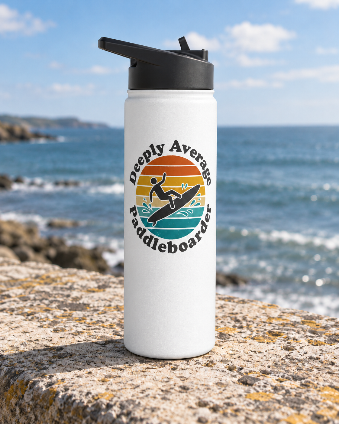 Deeply Average Paddleboarder Insulated Bottle