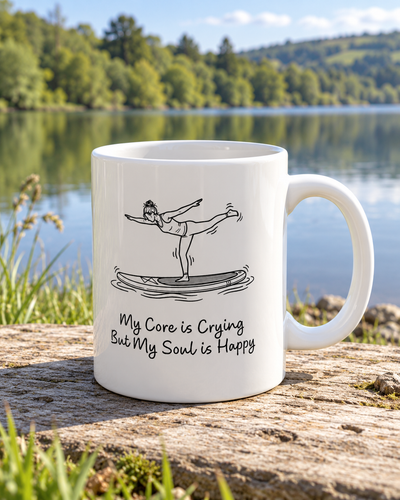 My Core is Crying But My Soul Is Happy Ceramic Mug