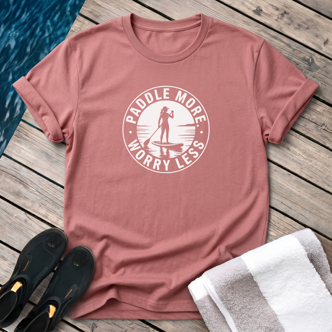 Paddle More Worry Less Paddleboard Female