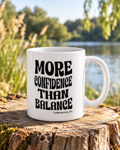 More Confidence Than Balance Mug