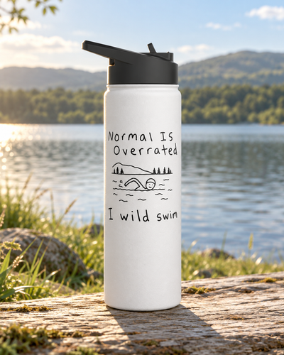 Normal Is Overrated I Wild Swim Insulated Bottle
