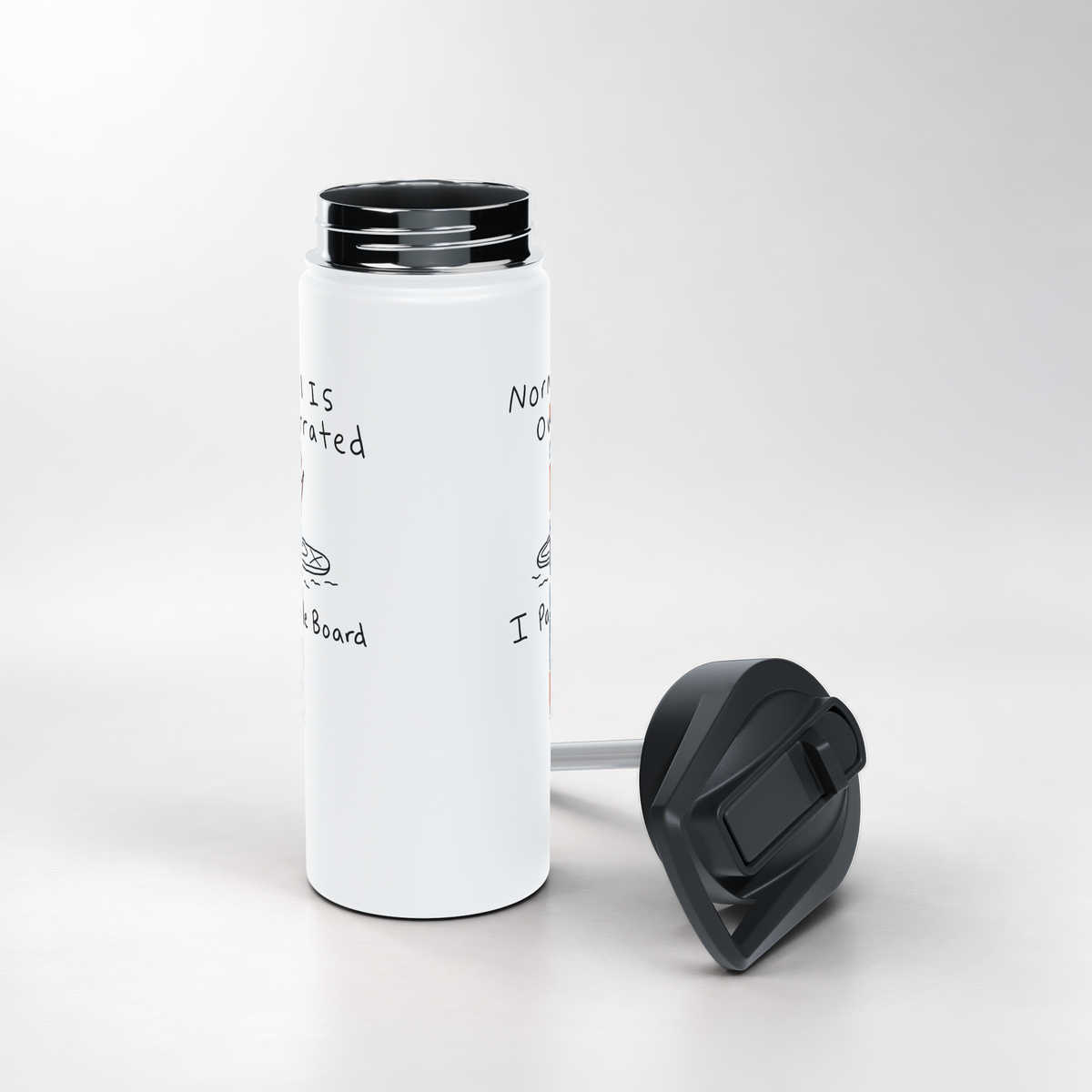 Normal Is Overrated I paddlebaord Insulated Bottle