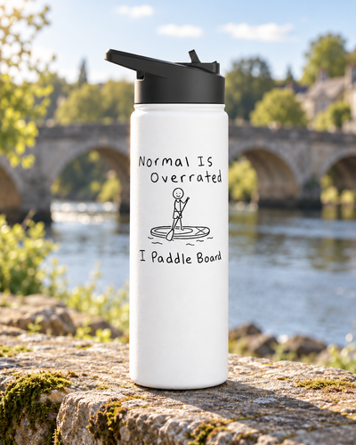 Normal Is Overrated I paddlebaord Insulated Bottle