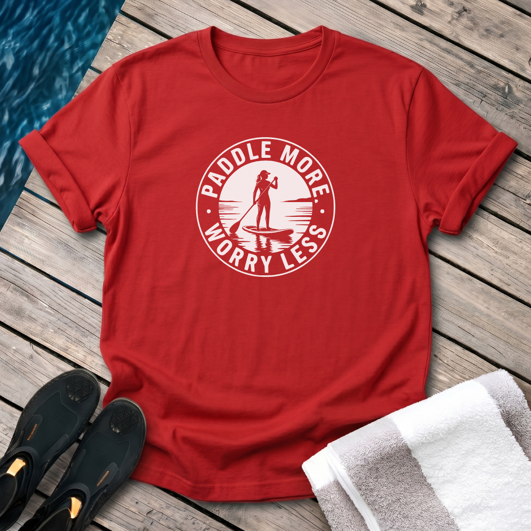 Paddle More Worry Less Paddleboard Female