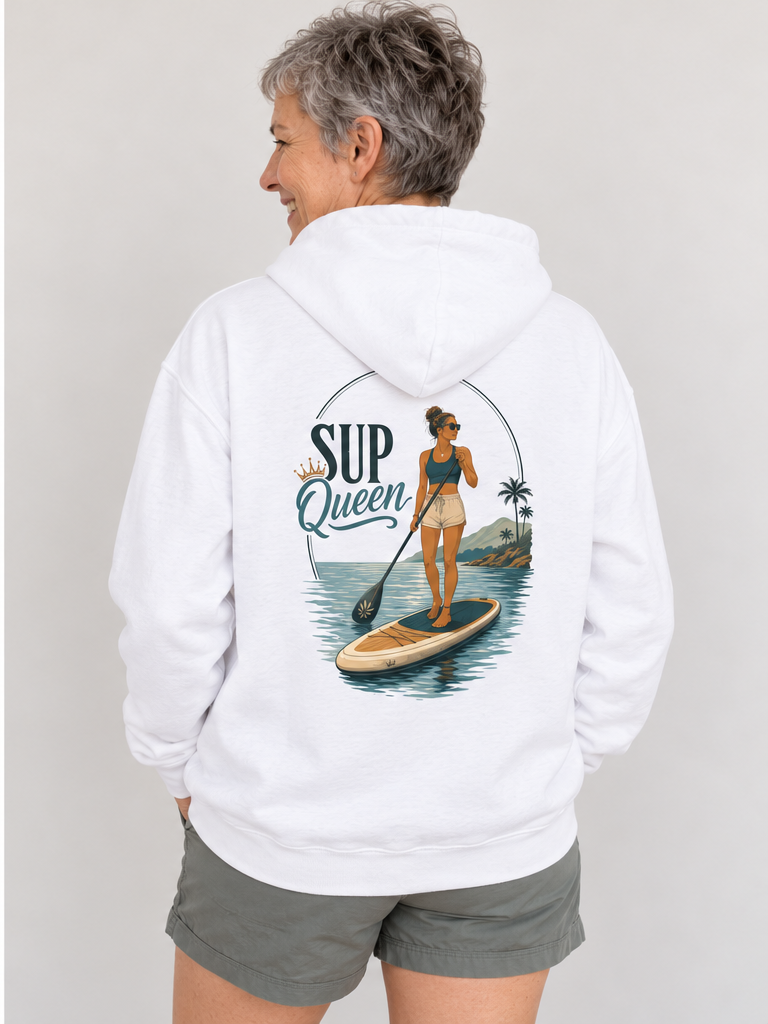 SUP Queen Front and back print Hoodie