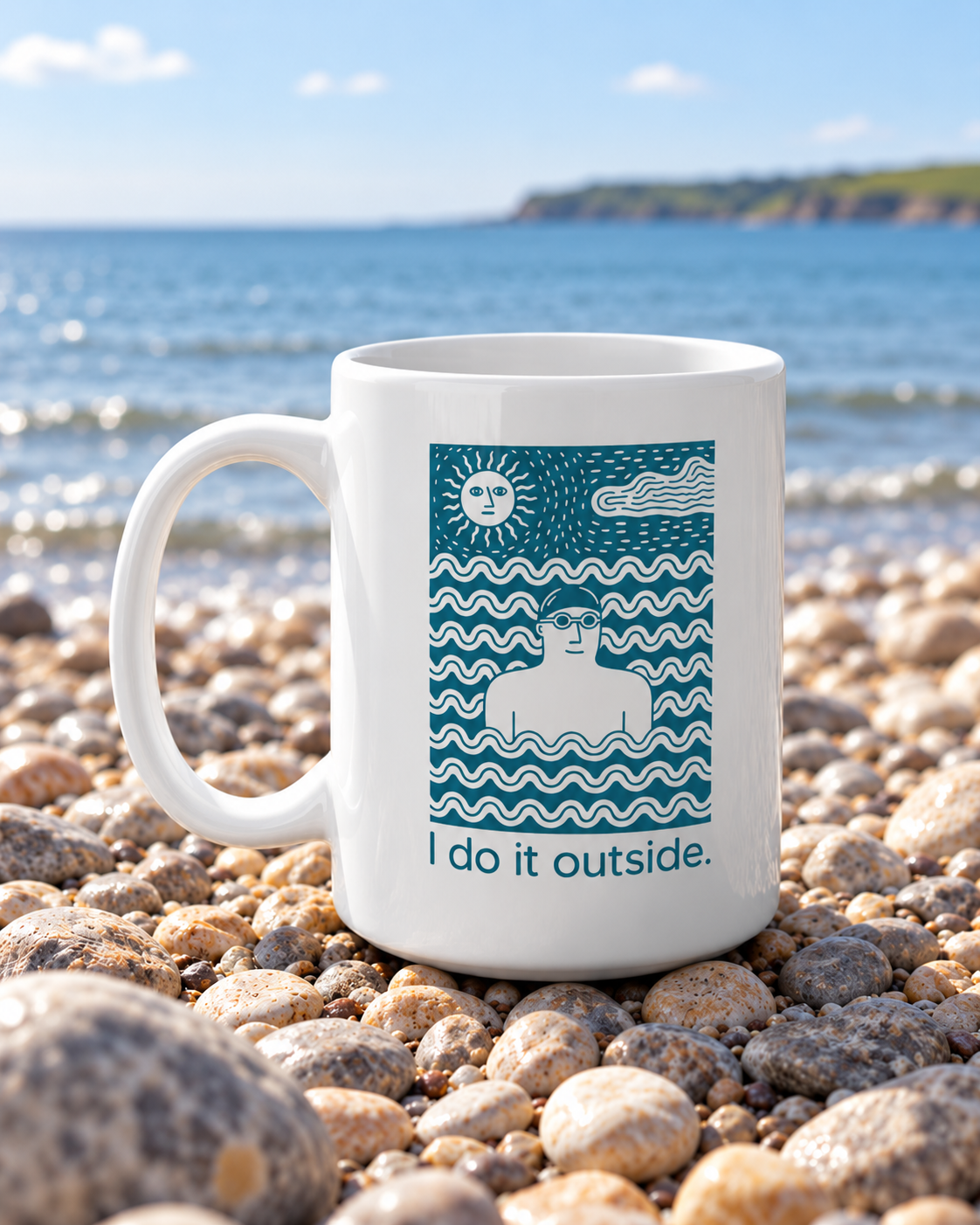 I Do It Outside -  man Mug