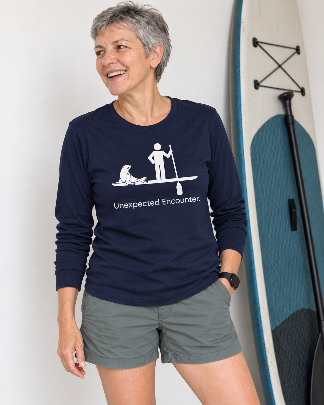 Unexpected Seal Encounter Long Sleeve T Shirt