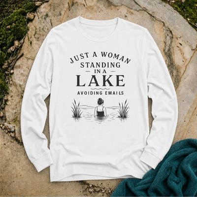 Standing In A Lake